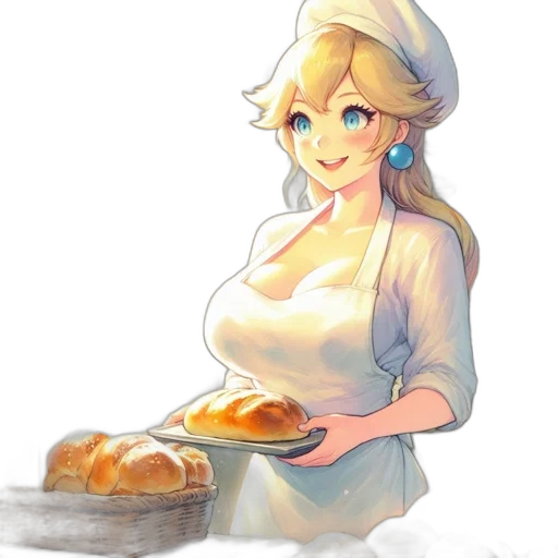 food, dress, crown, staff transparent PNG cut-out