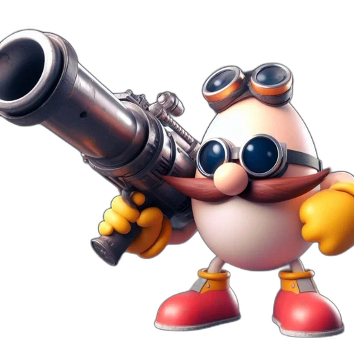 weapon, robot, animal, staff transparent PNG cut-out