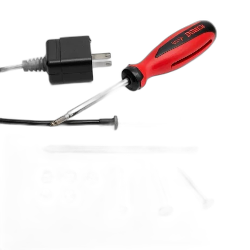 staff, weapon, red, screwdriver transparent PNG cut-out