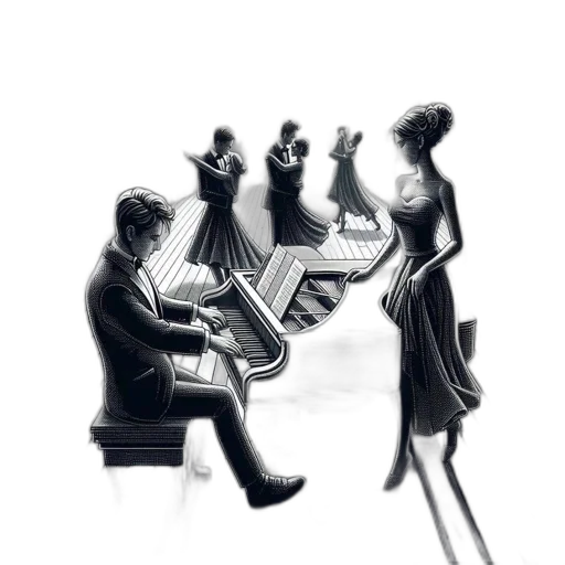 furniture, staff, concept art, pencil sketch transparent PNG cut-out