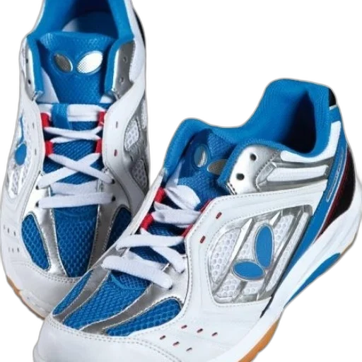 shoes, 3d render, pair, blue transparent PNG cut-out