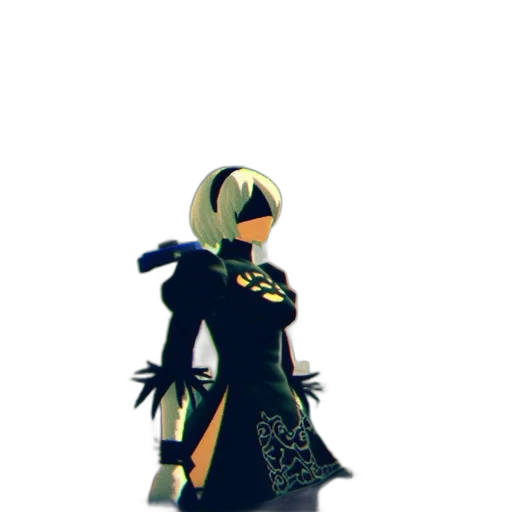 dress, staff, weapon, mask transparent PNG cut-out