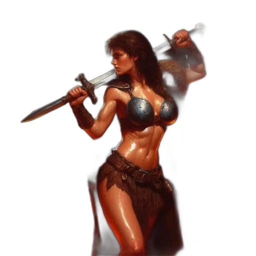 sword, weapon, staff, fantasy art transparent PNG cut-out