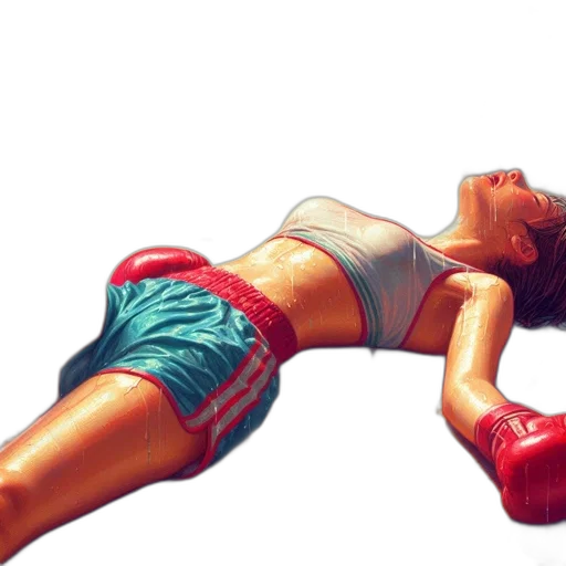 shoes, weapon, photorealistic, oil painting transparent PNG cut-out