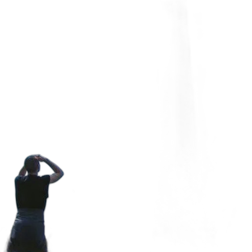dress, staff, hat, robot transparent PNG cut-out