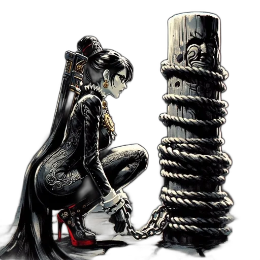 dress, jewelry, weapon, comic book art transparent PNG cut-out