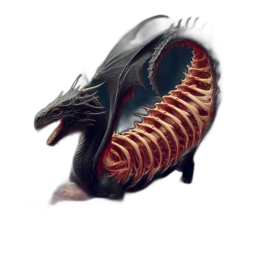 dragon, creature, mask, animal transparent PNG cut-out