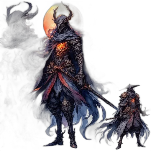 dragon, staff, concept art, fantasy art transparent PNG cut-out