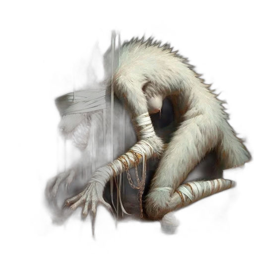 creature, dragon, mask, hair transparent PNG cut-out