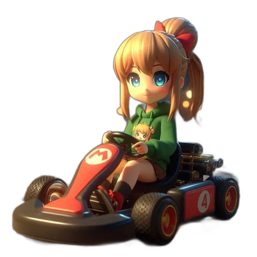 car, weapon, robot, 3d render transparent PNG cut-out