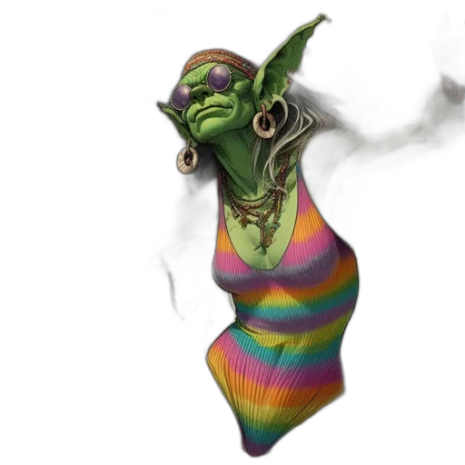 dragon, mask, staff, creature transparent PNG cut-out