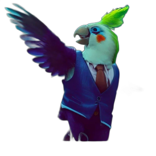 staff, animal, creature, jacket transparent PNG cut-out