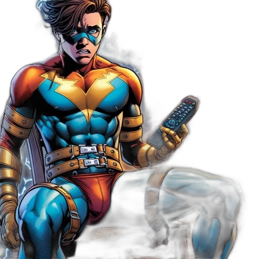 comic book art, concept art, cartoon, fantasy art transparent PNG cut-out