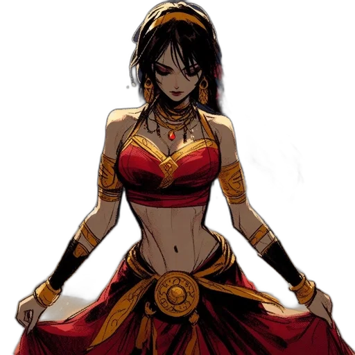 jewelry, comic book art, concept art, fantasy art transparent PNG cut-out