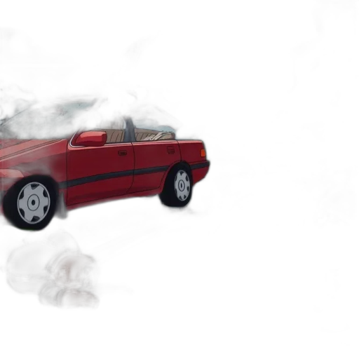 car, 3d render, photorealistic, concept art transparent PNG cut-out