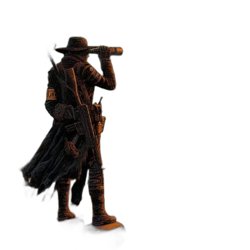 staff, weapon, sword, hat transparent PNG cut-out