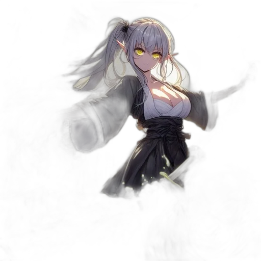 weapon, dress, sword, staff transparent PNG cut-out