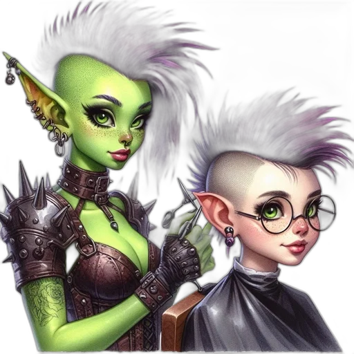 fantasy art, concept art, comic book art, photorealistic transparent PNG cut-out