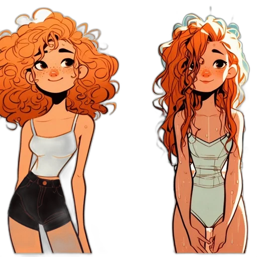 concept art, cartoon, anime, pixel art transparent PNG cut-out