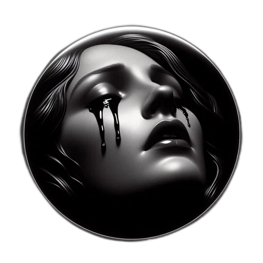 face, mask, jewelry, photorealistic transparent PNG cut-out