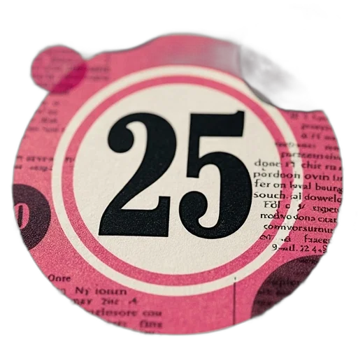 3d render, close-up, coupon, number transparent PNG cut-out