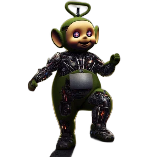robot, creature, animal, staff transparent PNG cut-out