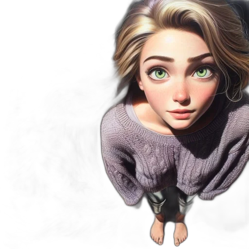 face, photorealistic, concept art, fantasy art transparent PNG cut-out