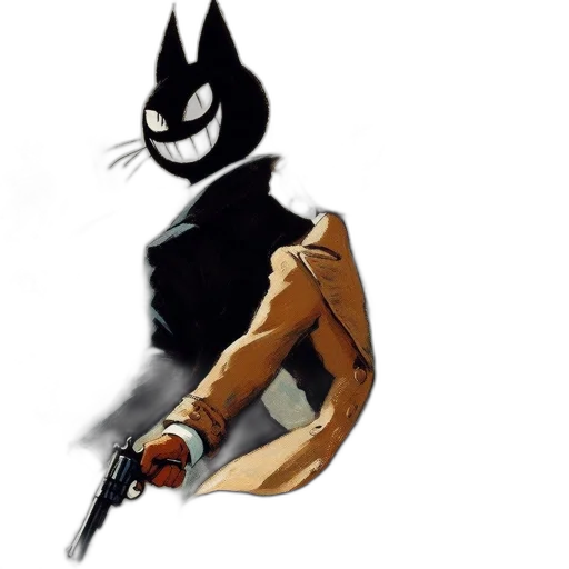 mask, weapon, jacket, animal transparent PNG cut-out