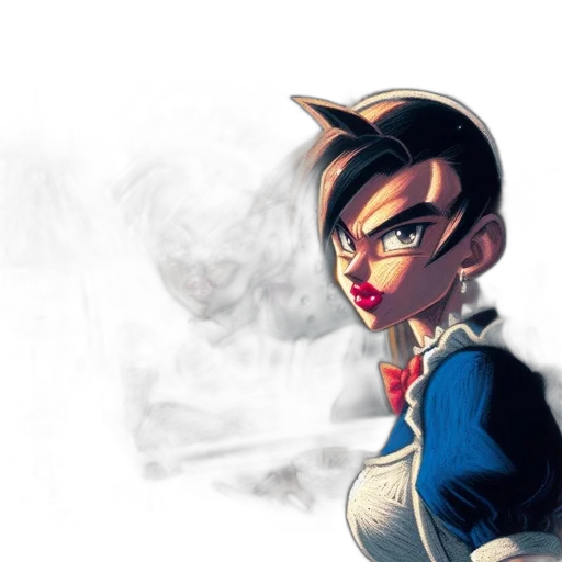concept art, comic book art, fantasy art, anime transparent PNG cut-out
