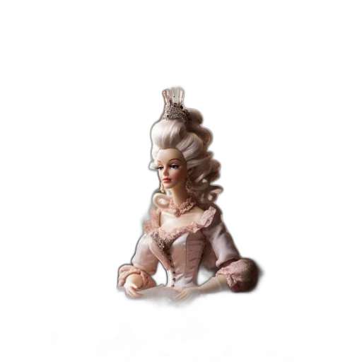 hair, crown, jewelry, staff transparent PNG cut-out