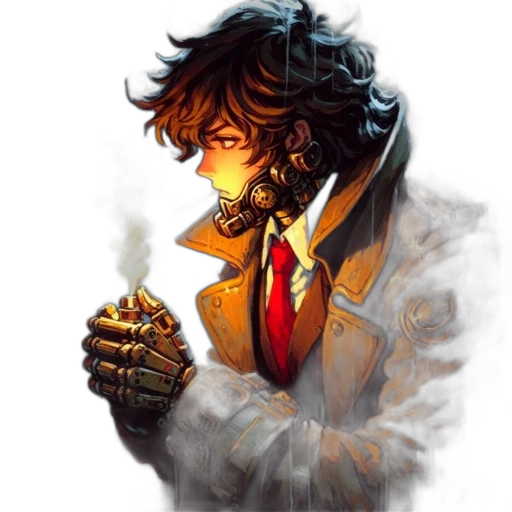 staff, face, jacket, concept art transparent PNG cut-out