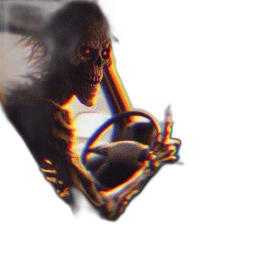 car, creature, mask, weapon transparent PNG cut-out
