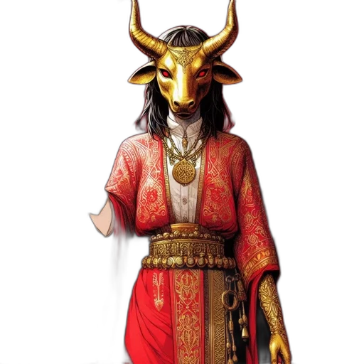 mask, jewelry, dragon, dress transparent PNG cut-out