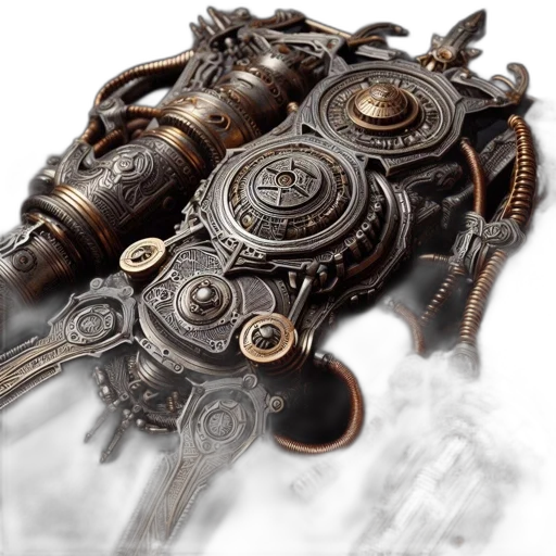 weapon, sword, crown, robot transparent PNG cut-out