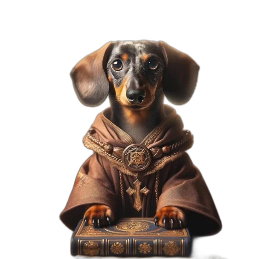 staff, animal, fantasy art, photorealistic transparent PNG cut-out
