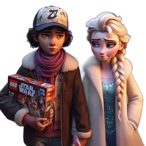 jacket, concept art, comic book art, 3d render transparent PNG cut-out