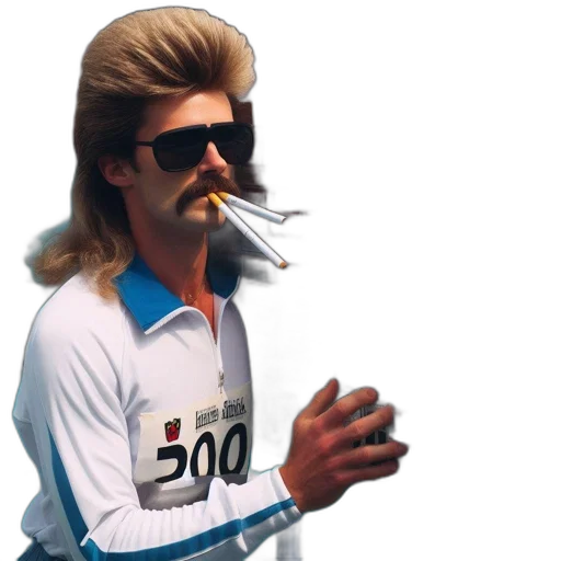 photorealistic, man, white, blue transparent PNG cut-out
