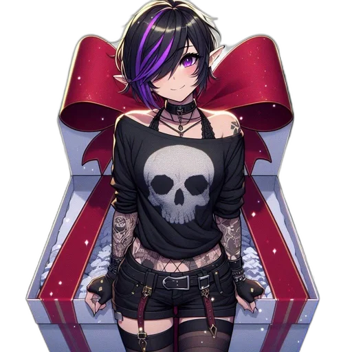dress, jacket, staff, weapon transparent PNG cut-out