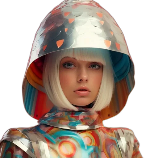 robot, jacket, face, dress transparent PNG cut-out