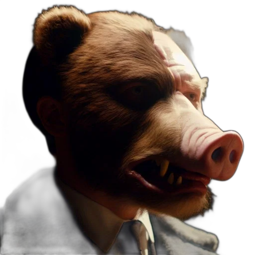 animal, face, mask, creature transparent PNG cut-out