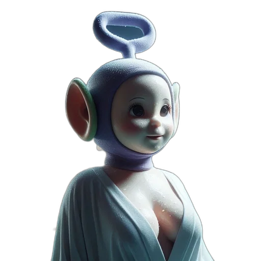 robot, mask, creature, staff transparent PNG cut-out