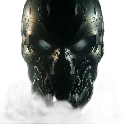 mask, face, robot, creature transparent PNG cut-out