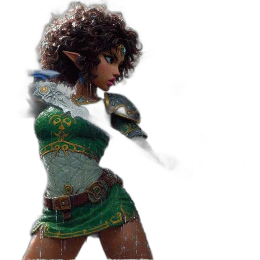 concept art, fantasy art, comic book art, 3d render transparent PNG cut-out