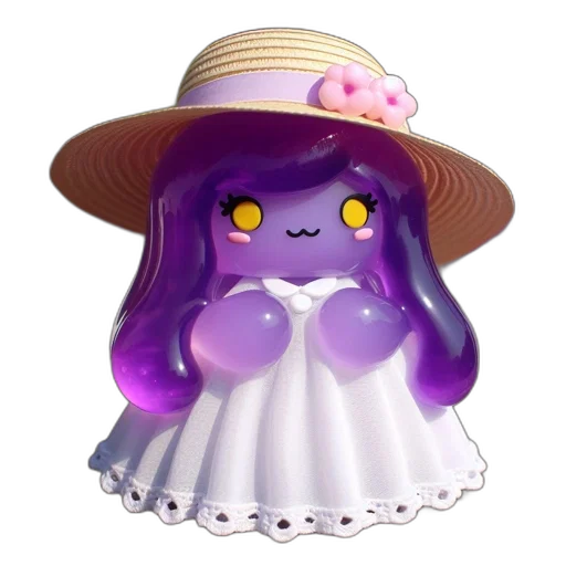 hat, crown, dress, creature transparent PNG cut-out