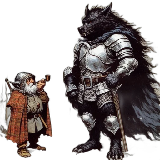 concept art, fantasy art, comic book art, pixel art transparent PNG cut-out