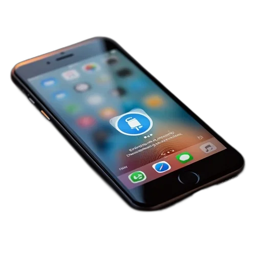 3d render, itunes, iphone, backup transparent PNG cut-out