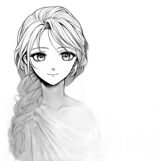 face, dress, crown, hair transparent PNG cut-out