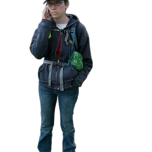 jacket, staff, hat, umbrella transparent PNG cut-out