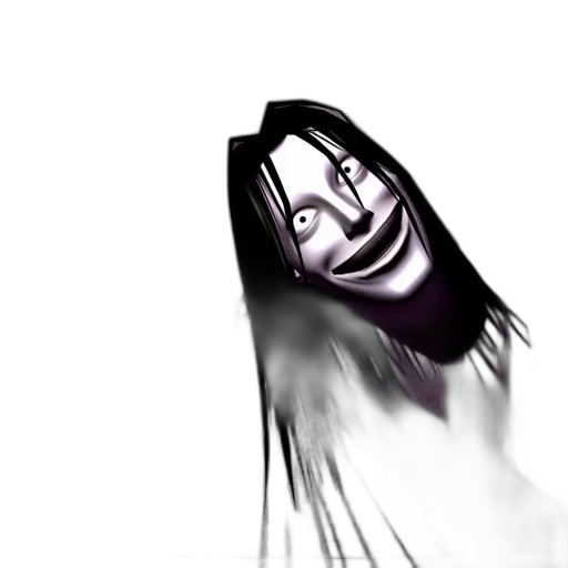 creature, mask, face, hair transparent PNG cut-out