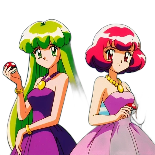 dress, vaporwave, anime, concept art transparent PNG cut-out